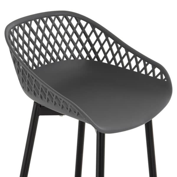 ΣΚΑΜΠΟ ΠΟΛΥΠΡΟΠΥΛΕΝΙΟΥ AVAYA ΓΚΡΙ ΜΕ ΜΕΤΑΛΛΙΚΑ ΠΟΔΙΑ ΜΑΥΡΑ HM8686.20 46x48x99Υ εκ. - Image 7