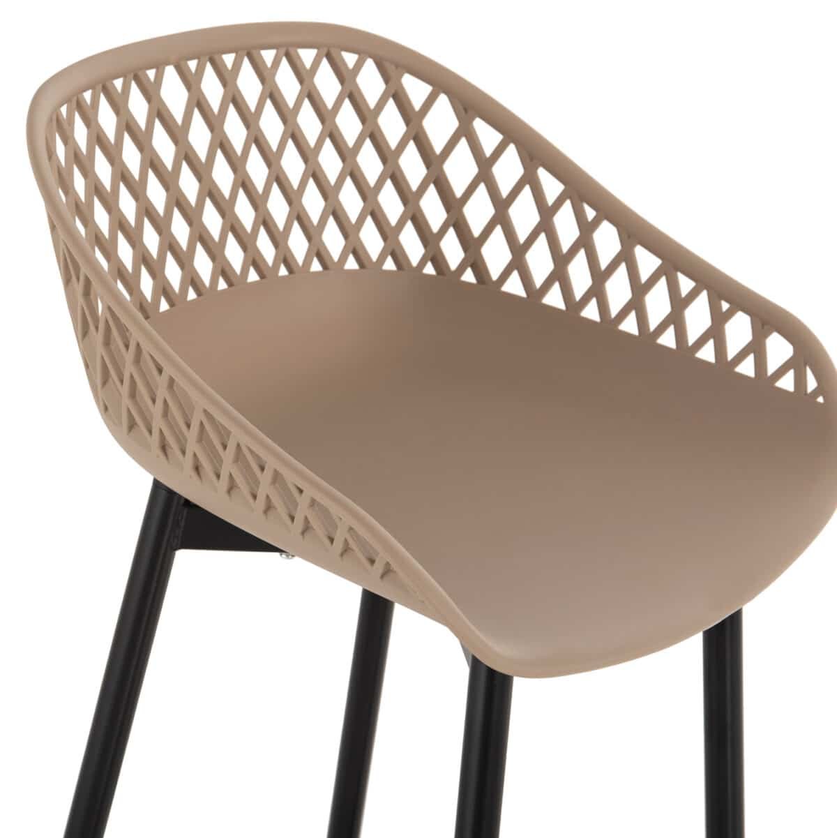 ΣΚΑΜΠΟ ΠΟΛΥΠΡΟΠΥΛΕΝΙΟΥ AVAYA ΚΑΠΟΥΤΣΙΝΟ-ΜΕΤΑΛΛΙΚΑ ΠΟΔΙΑ ΜΑΥΡΑ HM8686.13 46x48x99Υεκ. - Image 7