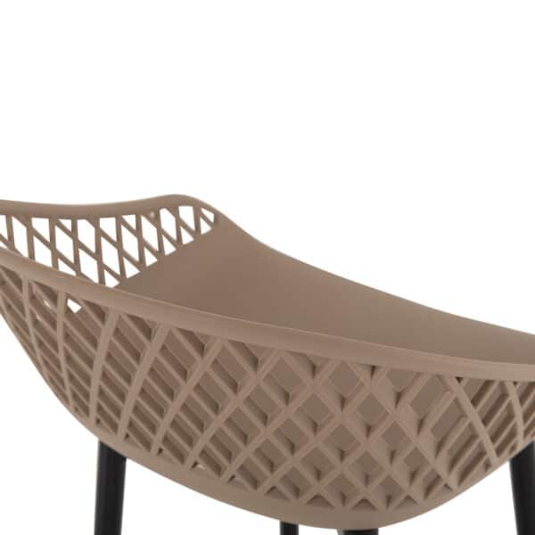 ΣΚΑΜΠΟ ΠΟΛΥΠΡΟΠΥΛΕΝΙΟΥ AVAYA ΚΑΠΟΥΤΣΙΝΟ-ΜΕΤΑΛΛΙΚΑ ΠΟΔΙΑ ΜΑΥΡΑ HM8686.13 46x48x99Υεκ. - Image 9