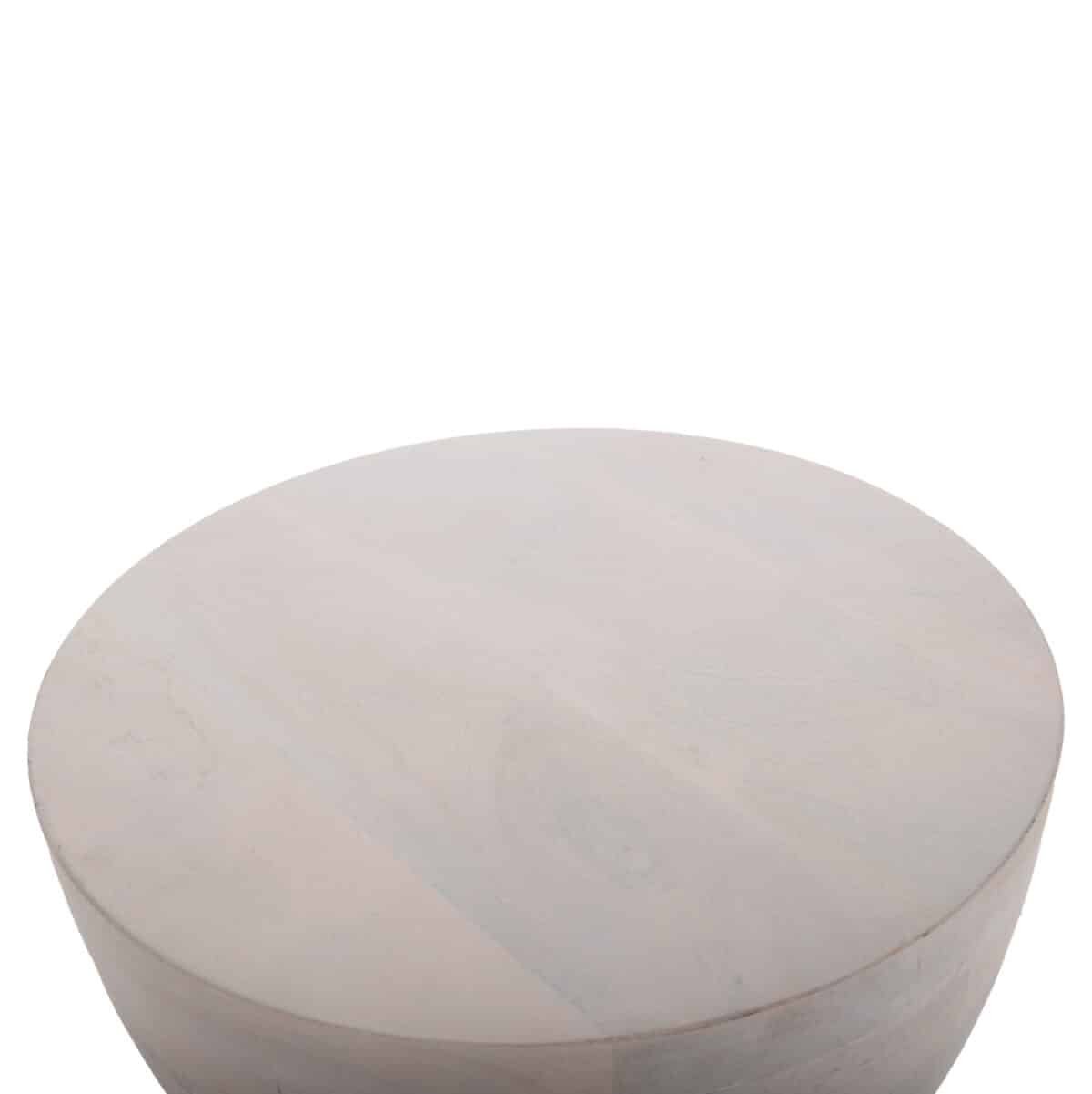 ΣΚΑΜΠΟ ΣΤΡΟΓΓΥΛΟ COIL HM9703 ΜΑΣΙΦ MANGO ΣΕ ΛΕΥΚΟ ΧΡΩΜΑ Φ35x51Υ εκ. - Image 6