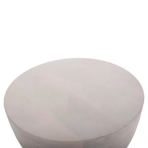 ΣΚΑΜΠΟ ΣΤΡΟΓΓΥΛΟ COIL HM9703 ΜΑΣΙΦ MANGO ΣΕ ΛΕΥΚΟ ΧΡΩΜΑ Φ35x51Υ εκ. - Image 6