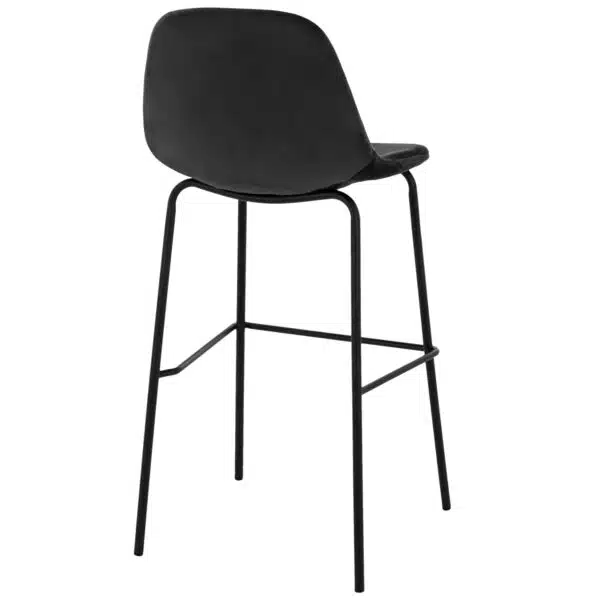 ΣΚΑΜΠΟ VINCENT ΒΕΛΟΥΔΟ ΜΑΥΡΟ ΜΕΤΑΛΛΙΚΟ ΣΚΕΛΕΤΟ HM8579.14 56,5Χ47Χ106 εκ. - Image 5