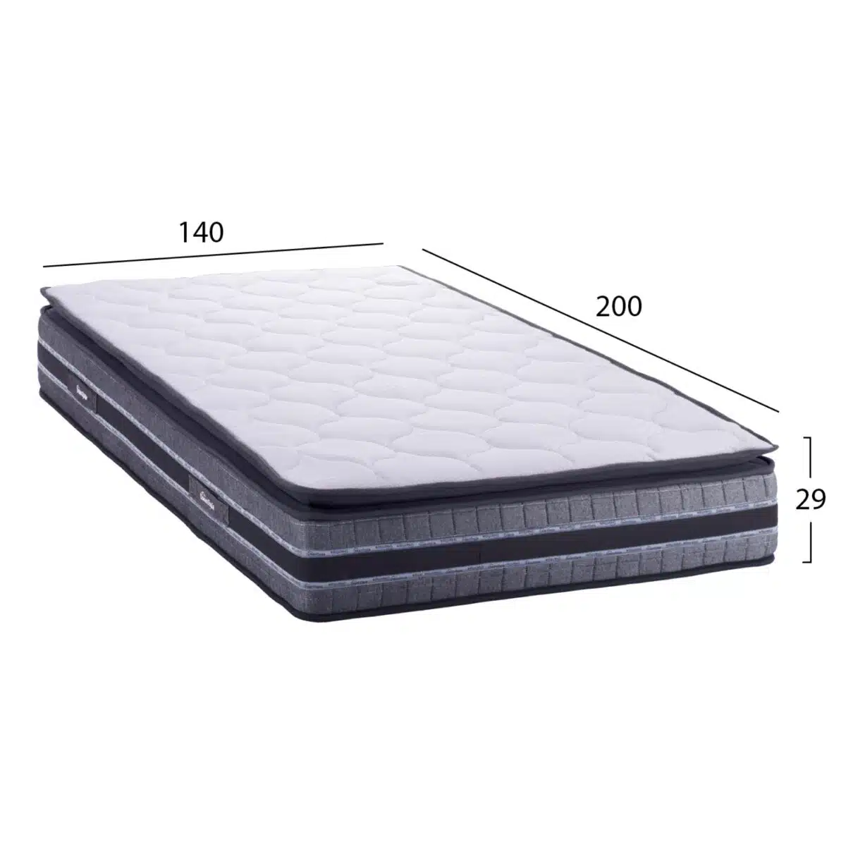 ΣΤΡΩΜΑ DREAMTOPIA σειρά CELESTIAL HM663.140 MINI BONNELL SPRING & ΑΝΩΣΤΡΩΜΑ 140x200x29Yεκ. - Image 2