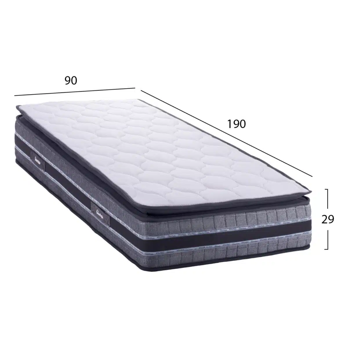 ΣΤΡΩΜΑ DREAMTOPIA σειρά CELESTIAL HM663.90 MINI BONNELL SPRING & ΑΝΩΣΤΡΩΜΑ 90x190x29Yεκ. - Image 2