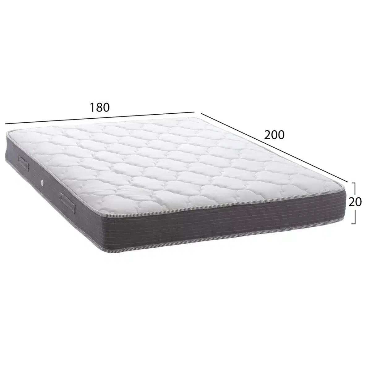 ΣΤΡΩΜΑ DREAMTOPIA ΣΕΙΡΑ LULLABY ALOE VERA HM655.180-200 BONNELL SPRING 180x200x20Yεκ. - Image 2