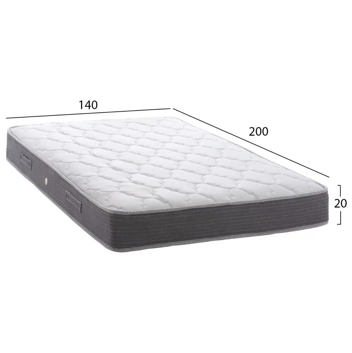 ΣΤΡΩΜΑ DREAMTOPIA ΣΕΙΡΑ LULLABY ALOE VERA HM655.140-200 BONNELL SPRING 140x200x20Y εκ. - Image 2