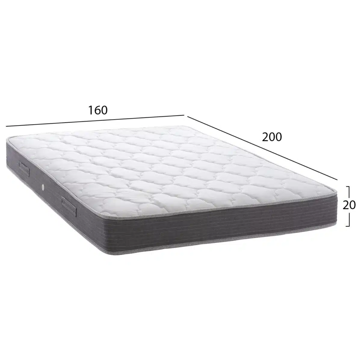 ΣΤΡΩΜΑ DREAMTOPIA ΣΕΙΡΑ LULLABY ALOE VERA HM655.160 BONNELL SPRING 160x200x20Y εκ. - Image 2