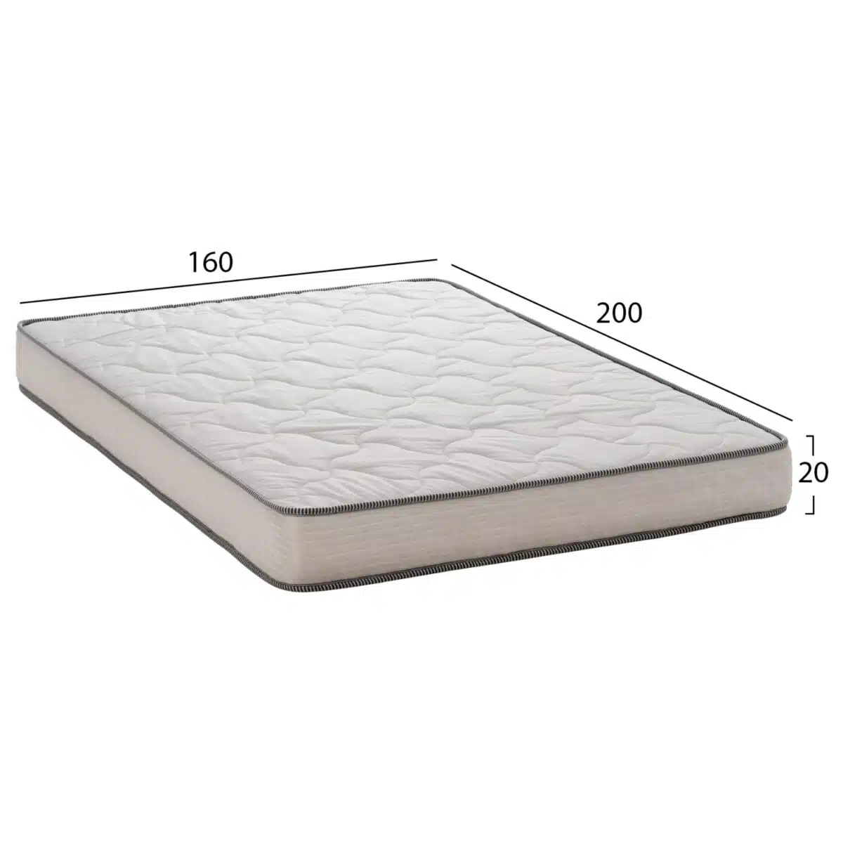 ΣΤΡΩΜΑ DREAMTOPIA ΣΕΙΡΑ RELIEF HM653.160 BONNELL SPRING 160x200x16Y εκ. - Image 2