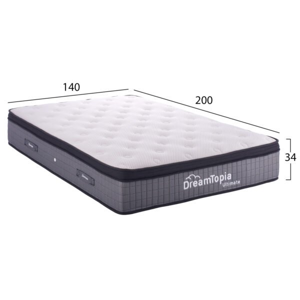 σειρά ULTIMATE HM661.140 POCKET SPRING ΜΕ ΑΝΩΣΤΡΩΜΑ 140X200x34Yεκ.
