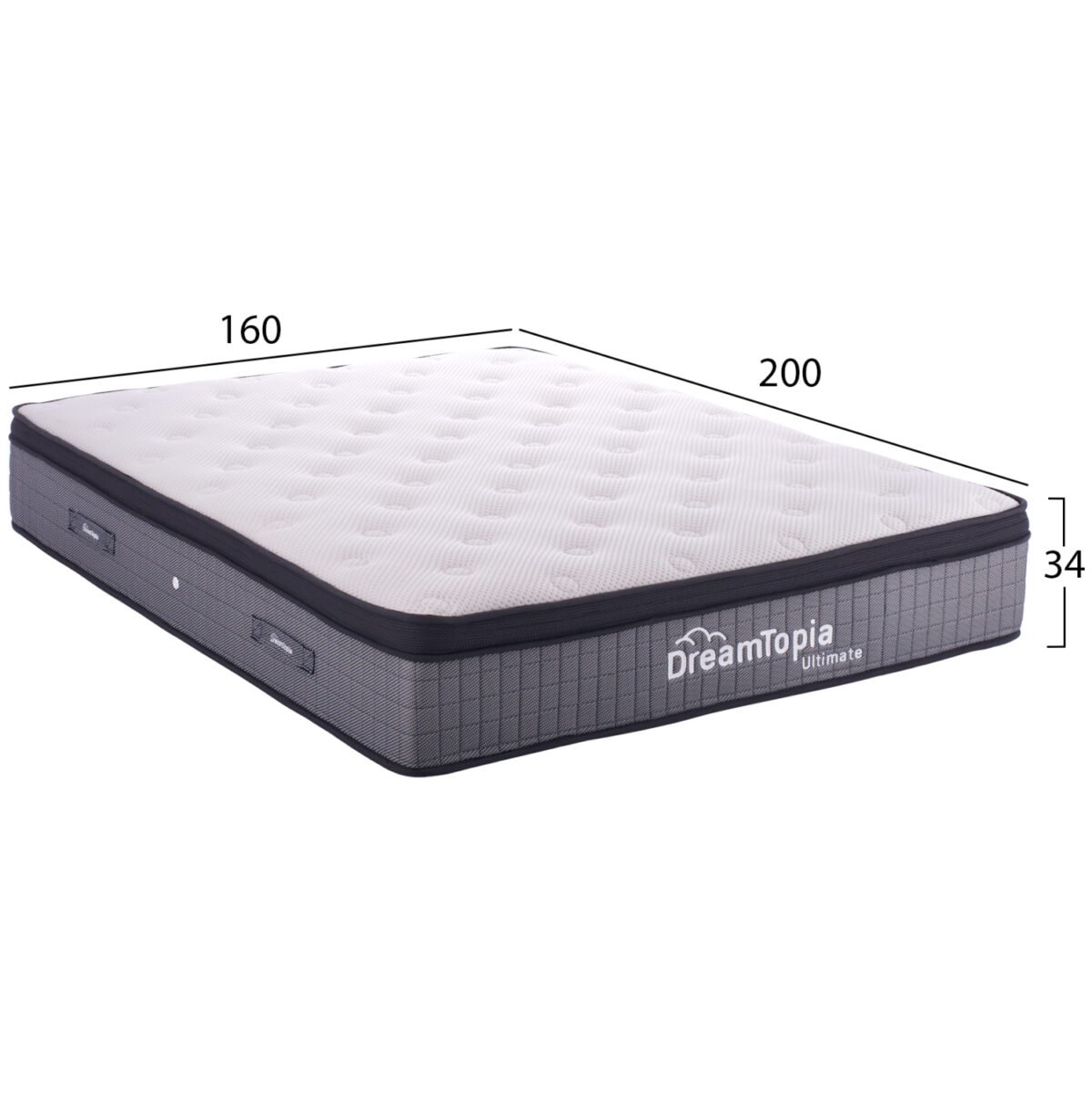 σειρά ULTIMATE HM661.160 ΜΕ ΑΝΩΣΤΡΩΜΑ 160X200x34Yεκ.