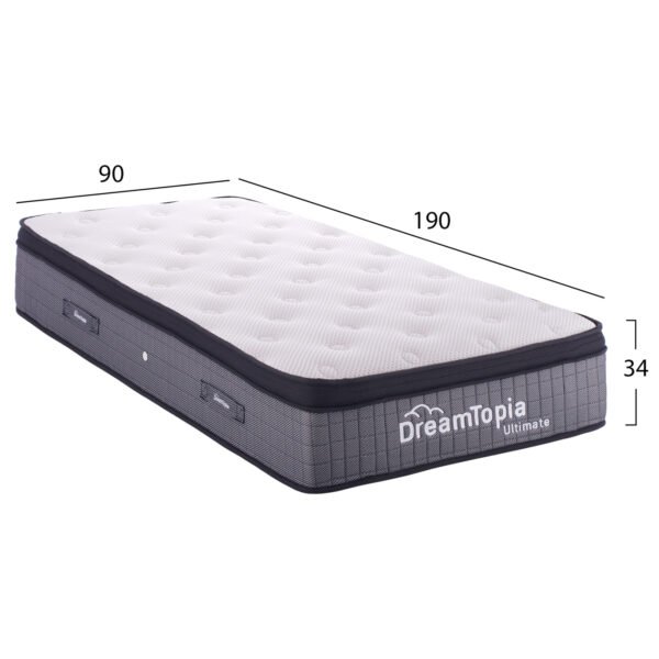 σειρά ULTIMATE HM661.90 POCKET SPRING ΜΕ ΑΝΩΣΤΡΩΜΑ 90X190x34Yεκ.