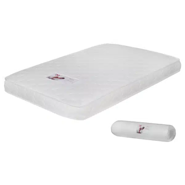 ΣΤΡΩΜΑ ΜΕ FOAM ΧΩΡΙΣ ΕΛΑΤΗΡΙΑ JORDY 120X200x15Y-- HM374.08  (ROLL PACKING) ΛΕΥΚΟ - Image 3