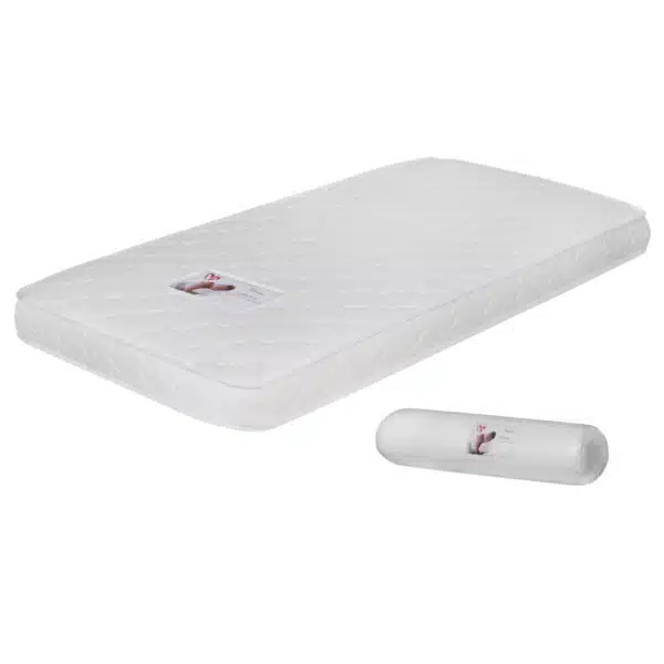 ΣΤΡΩΜΑ ΜΕ FOAM ΧΩΡΙΣ ΕΛΑΤΗΡΙΑ JORDY 90X200x15Y-- HM374.10  (ROLL PACKING) ΛΕΥΚΟ - Image 3