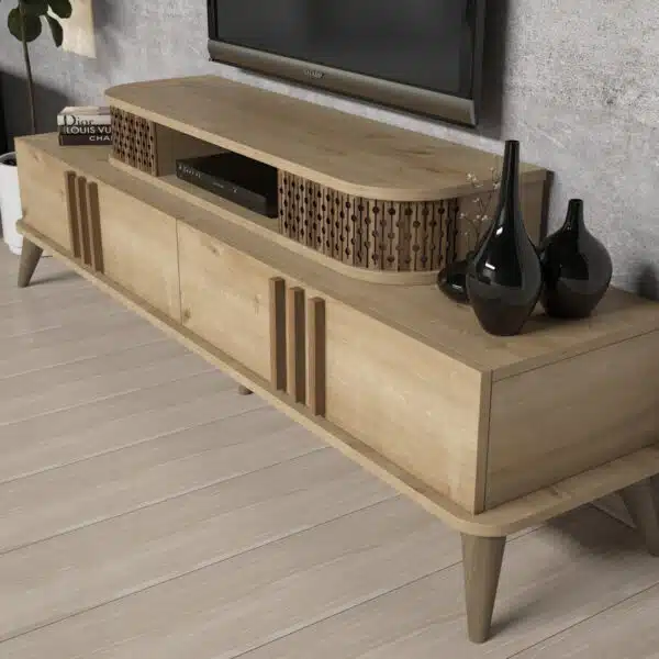 ΣΥΝΘΕΣΗ ΣΑΛΟΝΙΟΥ 2 ΤΜΧ ΦΥΣΙΚΟ OAK HM11848.01 - Image 8