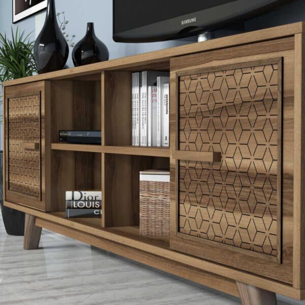 ΣΥΝΘΕΣΗ ΤΗΛΕΟΡΑΣΗΣ HM9513.01 ΜΕΛΑΜΙΝΗΣ ΣΕ ΚΑΡΥΔΙ ΧΡΩΜΑ 160x35x56.2Yεκ. - Image 6