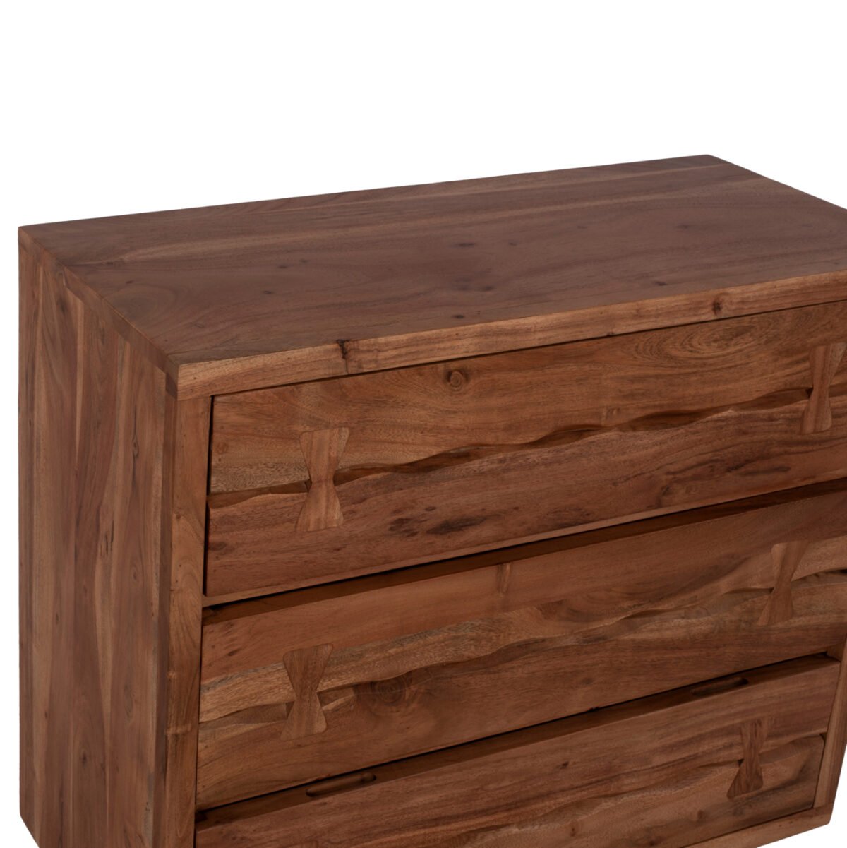 ΣΥΡΤΑΡΙΕΡΑ FANSI 3ΣΥΡΤΑΡΙΑ ΑΠΟ ΜΑΣΙΦ ΞΥΛΟ ΑΚΑΚΙΑΣ 80Χ35,5Χ86,5Υεκ. HM8474.11 - Image 6