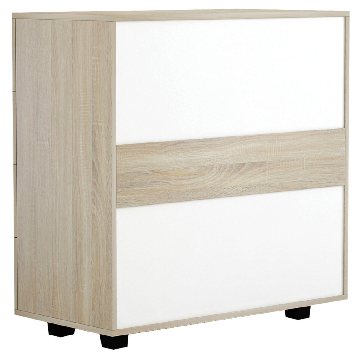 ΣΥΡΤΑΡΙΕΡΑ ΜΕΛΑΜΙΝΗΣ THORG ME 4 ΣΥΡΤΑΡΙΑ SONOMA HM8996.01 80x40x83Yεκ. - Image 4