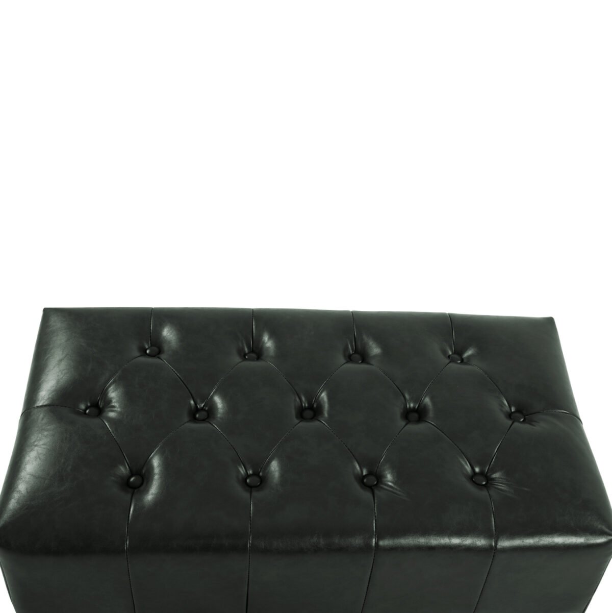 ΤΑΜΠΟΥΡΕ ΥΠΟΠΟΔΙΟ T.CHESTERFIELD EMMA HM226.08 PU ΚΥΠΑΡΙΣΣΙ-ΜΑΥΡΑ ΠΟΔΙΑ 80x45x39Yεκ. - Image 4