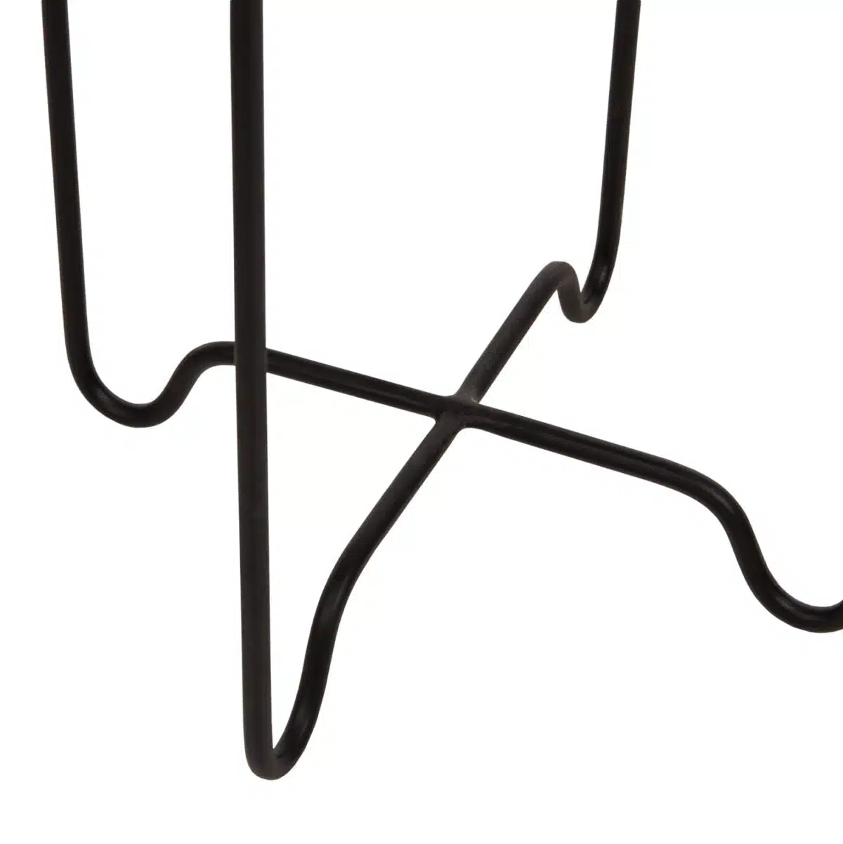 ΤΡΑΠΕΖΑΚΙ ΒΟΗΘΗΤΙΚΟ FLY HM7906 RATTAN ΦΥΣΙΚΟ ΧΡΩΜΑ-ΜΕΤΑΛΛΙΚΗ ΒΑΣΗ ΜΑΥΡΗ Φ40x53Yεκ. - Image 6