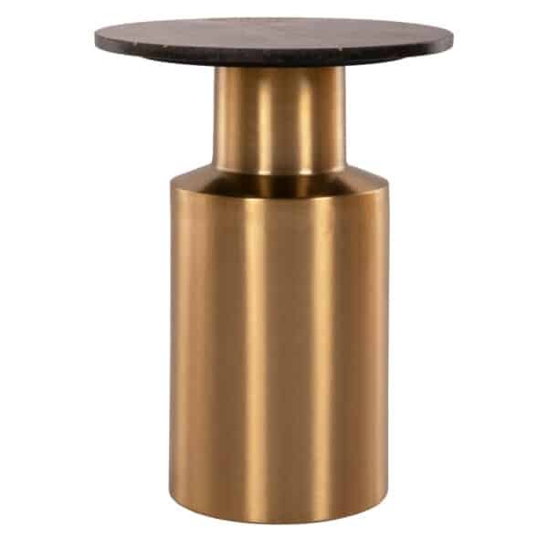 ΤΡΑΠΕΖΑΚΙ ΒΟΗΘΗΤΙΚΟ CLAYDEE HM9675 ΜΕΤΑΛΛΟ ΧΡΥΣΟ-ΜΑΥΡΟ ΜΑΡΜΑΡΟ ΤΟΠ Φ41x54,5Υεκ. - Image 4