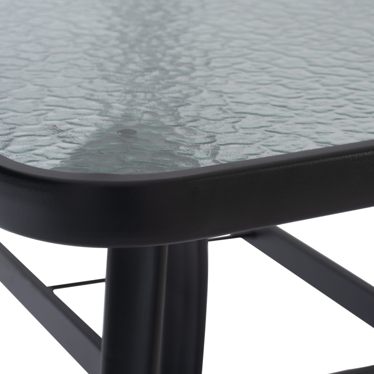 ΤΡΑΠΕΖΙ BRAVO ΜΕΤΑΛΛΙΚΟ ΓΚΡΙ ΓΥΑΛ.ΕΠΙΦΑΝΕΙΑ ΜΕ ΤΡΥΠΑ ΟΜΠΡΕΛΑΣ 120Χ70Χ72Υεκ.HM5021.11 - Image 7