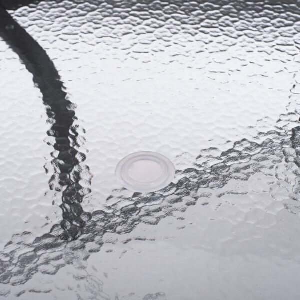 ΤΡΑΠΕΖΙ BRUNO 150X90Χ75Υεκ. ΜΕΤΑΛΛΙΚΟ ΟΡΘΟΓΩΝΙΟ ΓΚΡΙ ΜΕ ΤΡΥΠΑ ΟΜΠΡΕΛΑΣ Φ38  HM5145.11 - Image 5