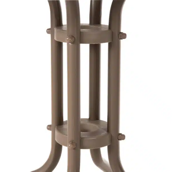 ΤΡΑΠΕΖΙ ΕΞ.ΧΩΡΟΥ ΣΤΡΟΓΓΥΛΟ LIMA HM5079.04 ΣΑΜΠΑΝΙ ΜΕΤΑΛΛΟ-ΓΥΑΛΙΝΗ ΕΠΙΦΑΝΕΙΑ Φ60x70Υ - Image 7