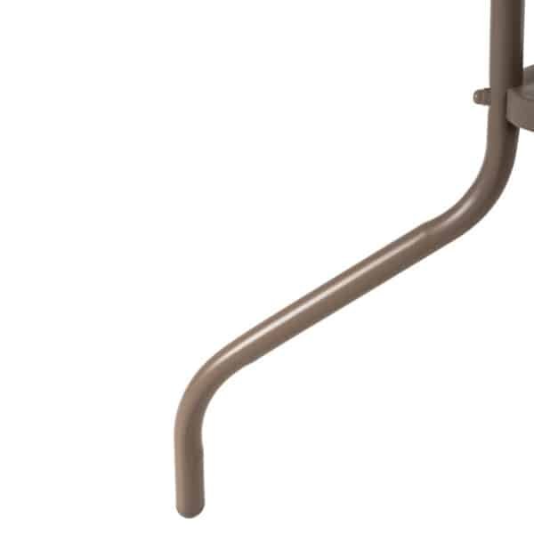 ΤΡΑΠΕΖΙ ΕΞ.ΧΩΡΟΥ ΣΤΡΟΓΓΥΛΟ LIMA HM5079.04 ΣΑΜΠΑΝΙ ΜΕΤΑΛΛΟ-ΓΥΑΛΙΝΗ ΕΠΙΦΑΝΕΙΑ Φ60x70Υ - Image 8