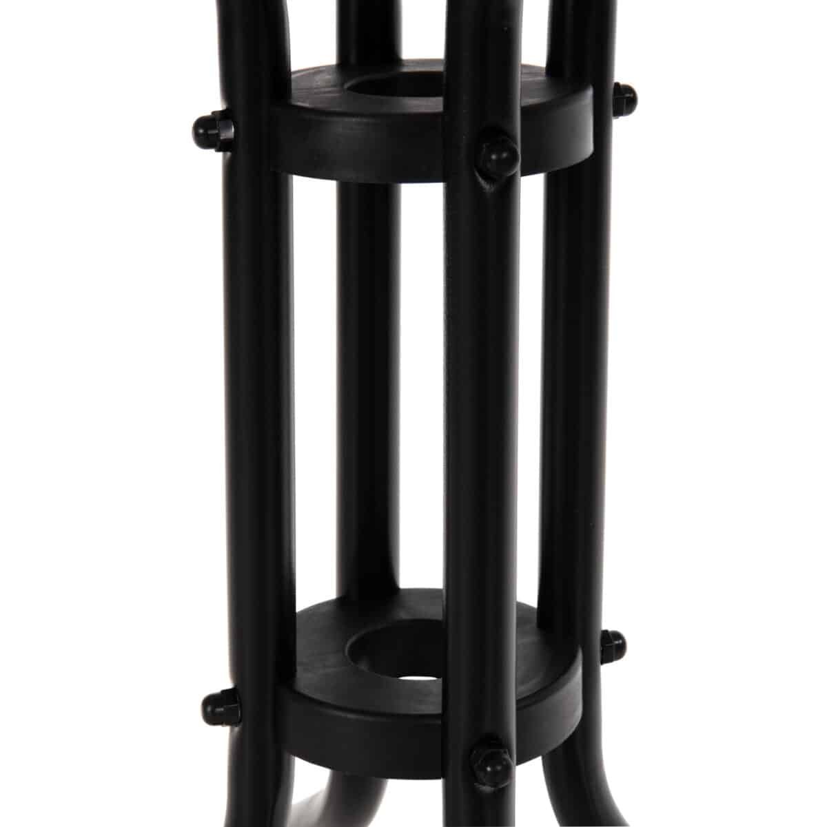 ΤΡΑΠΕΖΙ ΕΞΩΤ.ΧΩΡΟΥ FIGO HM5035.03 ΜΕΤΑΛΛΟ ΜΑΥΡΟ- ΓΥΑΛΙΝΗ ΕΠΙΦΑΝΕΙΑ 60Χ60Χ70Υεκ - Image 6