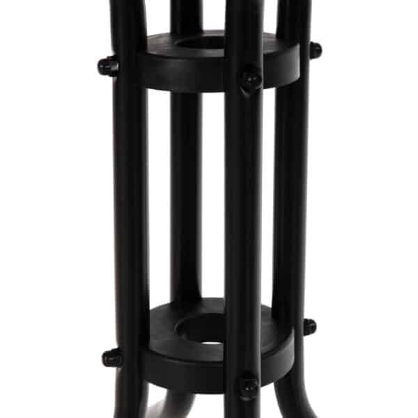 ΤΡΑΠΕΖΙ ΕΞΩΤ.ΧΩΡΟΥ FIGO HM5035.03 ΜΕΤΑΛΛΟ ΜΑΥΡΟ- ΓΥΑΛΙΝΗ ΕΠΙΦΑΝΕΙΑ 60Χ60Χ70Υεκ - Image 6