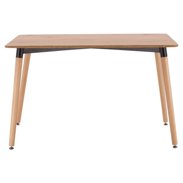 ΤΡΑΠΕΖΙ MINIMAL HM008.04 ΦΥΣΙΚΟ ΞΥΛΙΝΑ ΠΟΔΙΑ ΟΞΙΑ 120Χ80X73Υ εκ. - Image 3