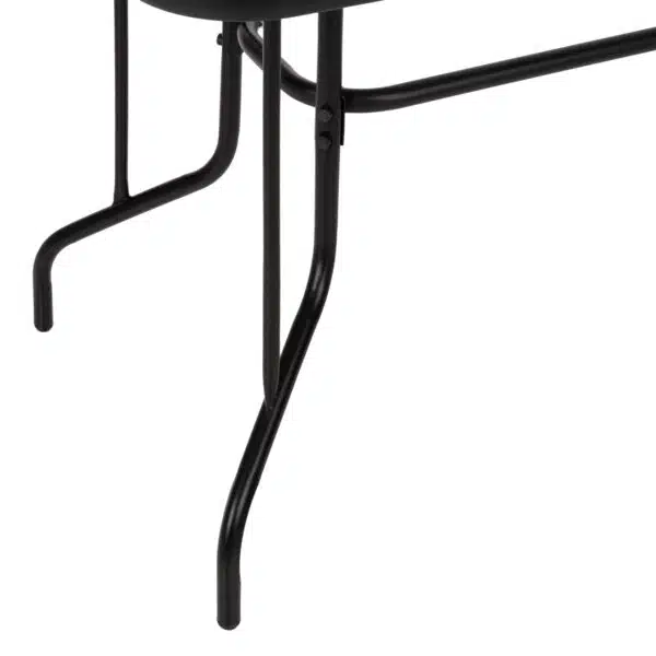 ΤΡΑΠΕΖΙ ADAM HM5020.03 ΜΕΤΑΛΛΙΚΟ ΜΑΥΡΟ ΜΕ ΓΥΑΛΙΝΗ ΕΠΙΦΑΝΕΙΑ 110Χ60Χ71Υεκ. - Image 6