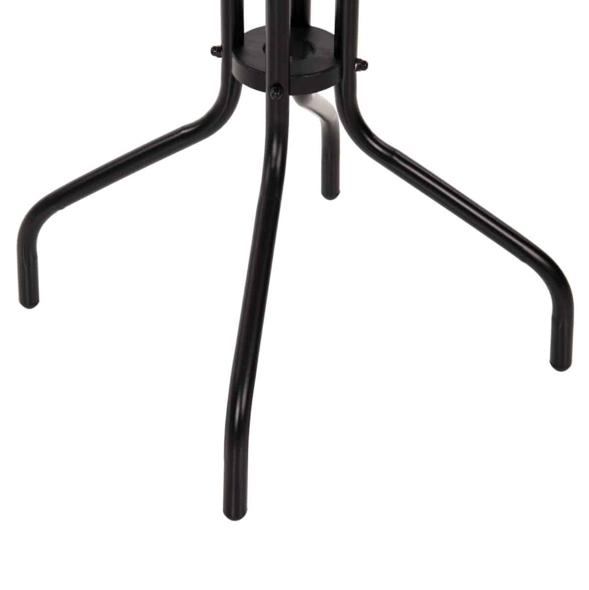 ΤΡΑΠΕΖΙ LIMA Φ60x68Υεκ. ΜΕΤΑΛΛΙΚΟ ΜΑΥΡΟ ΜΕ ΓΥΑΛΙΝΗ ΕΠΙΦΑΝΕΙΑ HM5079.03 - Image 7