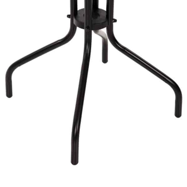 ΤΡΑΠΕΖΙ LIMA Φ60x68Υεκ. ΜΕΤΑΛΛΙΚΟ ΜΑΥΡΟ ΜΕ ΓΥΑΛΙΝΗ ΕΠΙΦΑΝΕΙΑ HM5079.03 - Image 7