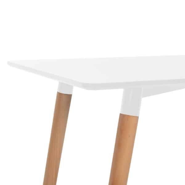 ΤΡΑΠΕΖΙ MINIMAL HM8581.01 ΛΕΥΚΟ MDF-ΠΟΔΙΑ ΟΞΙΑ ΣΕ ΦΥΣΙΚΟ ΧΡΩΜΑ- 120Χ60X74Υεκ. - Image 7