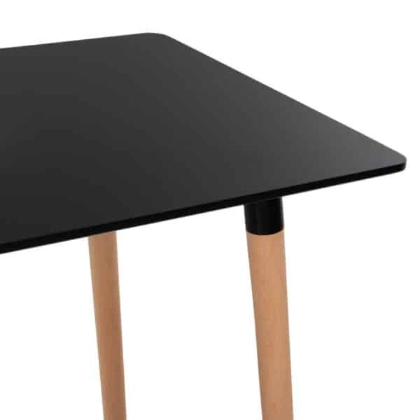 ΤΡΑΠΕΖΙ MINIMAL HM8581.02 ΜΑΥΡΟ MDF-ΠΟΔΙΑ ΟΞΙΑ ΣΕ ΦΥΣΙΚΟ ΧΡΩΜΑ- 120Χ60X74Υεκ. - Image 4