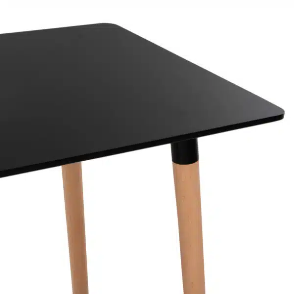ΤΡΑΠΕΖΙ MINIMAL HM8581.02 ΜΑΥΡΟ MDF-ΠΟΔΙΑ ΟΞΙΑ ΣΕ ΦΥΣΙΚΟ ΧΡΩΜΑ- 120Χ60X74Υεκ. - Image 4