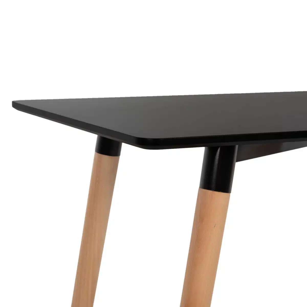 ΤΡΑΠΕΖΙ MINIMAL HM8581.02 ΜΑΥΡΟ MDF-ΠΟΔΙΑ ΟΞΙΑ ΣΕ ΦΥΣΙΚΟ ΧΡΩΜΑ- 120Χ60X74Υεκ. - Image 5