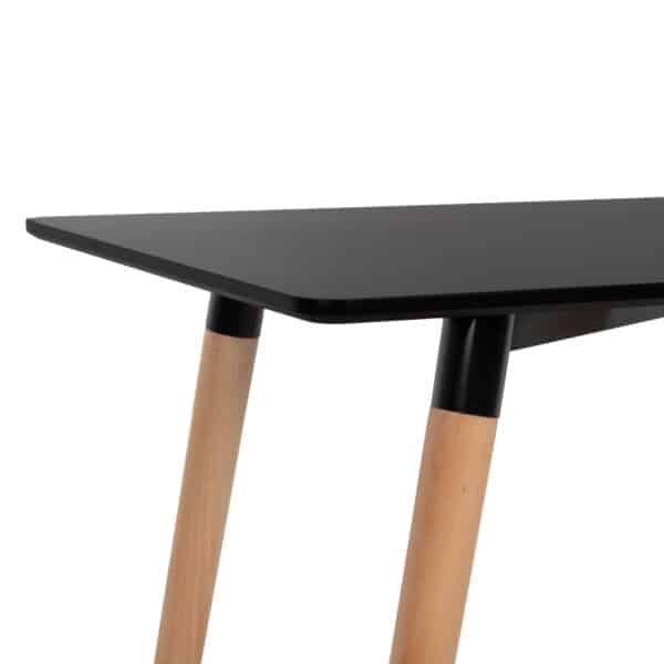 ΤΡΑΠΕΖΙ MINIMAL HM8581.02 ΜΑΥΡΟ MDF-ΠΟΔΙΑ ΟΞΙΑ ΣΕ ΦΥΣΙΚΟ ΧΡΩΜΑ- 120Χ60X74Υεκ. - Image 5