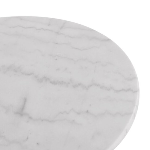 ΤΡΑΠΕΖΙ RYLEIGHT ΜΕ 3ΝΥΧΗ ΒΑΣΗ ΑΠΟ ΜΑΝΤΕΜΙ HM5610 ΜΕ ΜΑΡΜΑΡΟ Φ70Χ74Υεκ. - Image 4