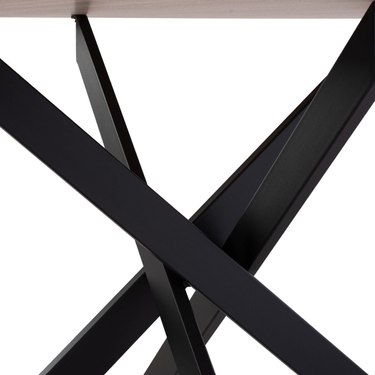 ΤΡΑΠΕΖΙ ROSARIO ΜΕ ΜDF ΕΠΙΦΑΝΕΙΑ SONAMA & ΜΕΤΑΛΛΙΚΑ ΠΟΔΙΑ HM8742.01 Φ120Χ75 εκ. - Image 5