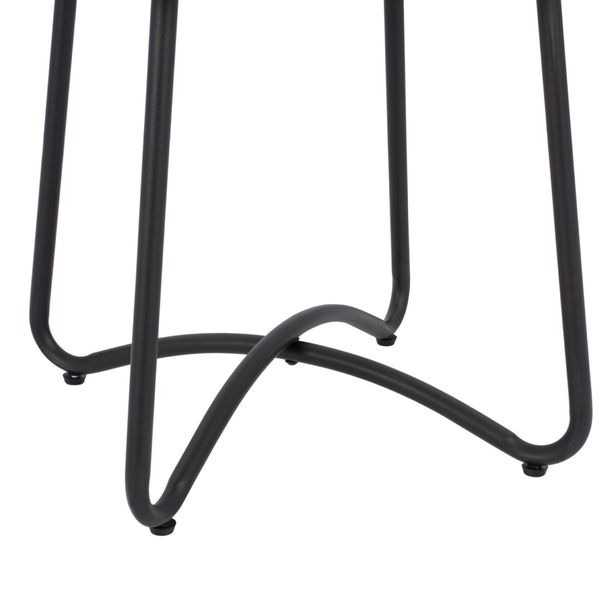 ΤΡΑΠΕΖΙ ΜΕΤΑΛΛΙΚΟ GERRY HM5717 ΜΕ WICKER ΜΠΕΖ 50x50x48,5 εκ. - Image 5