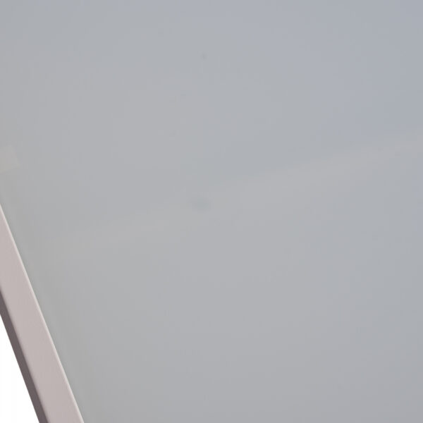 ΤΡΑΠΕΖΙ ΜΕΤΑΛΛΙΚΟ OFER ΟΡΘΟΓΩΝΙΟ ΛΕΥΚΟ ΠΑΓΟΥ ΜΕ ΓΥΑΛΙ HM5767.03 150X90Χ75Υ εκ. - Image 8