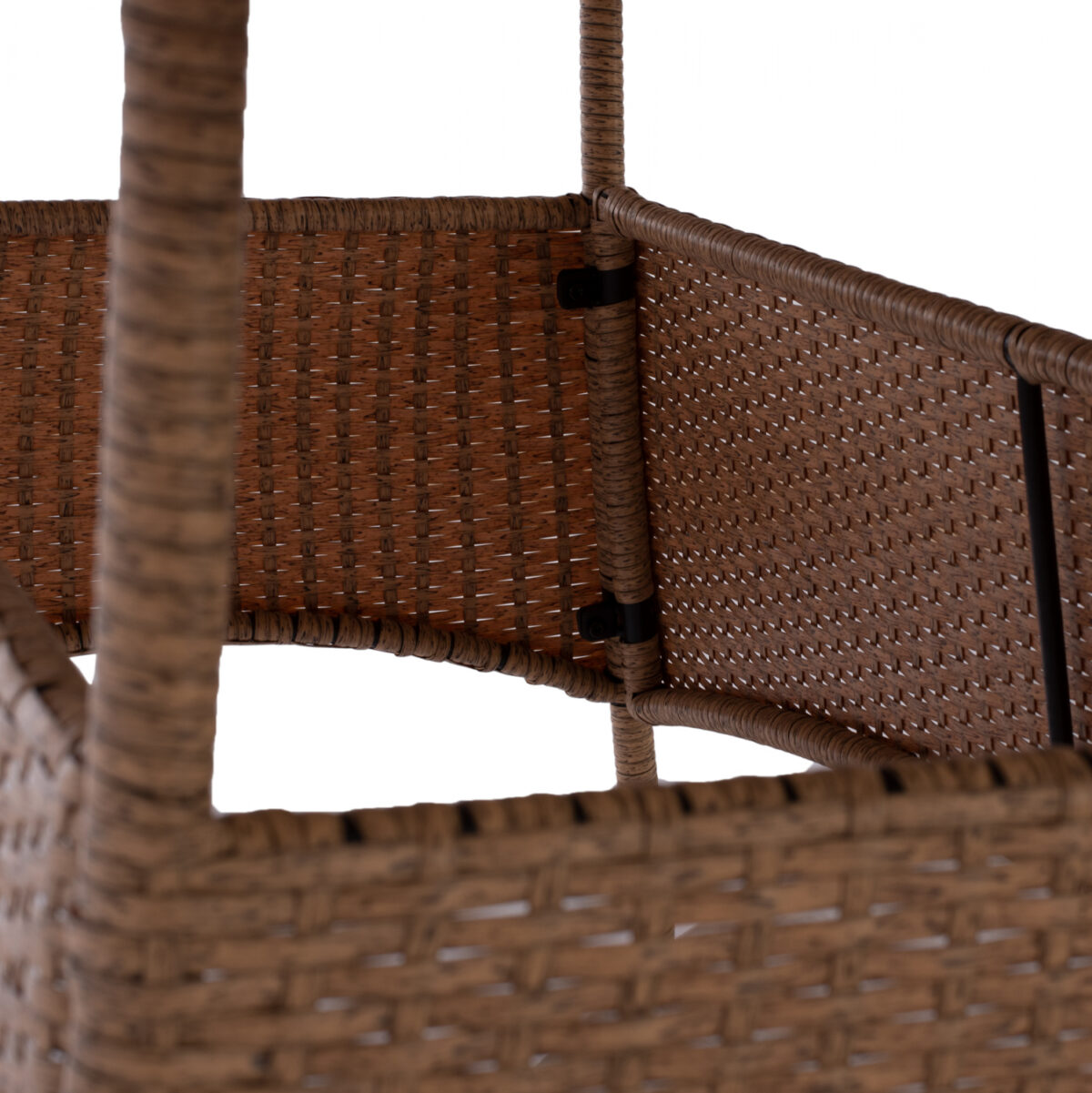 ΤΡΑΠΕΖΙ ΜΕΤΑΛΛΙΚΟ MINSK RATTAN ΜΠΕΖ ΚΑΦΕ HM5507.02 150x90x75 εκ. - Image 7