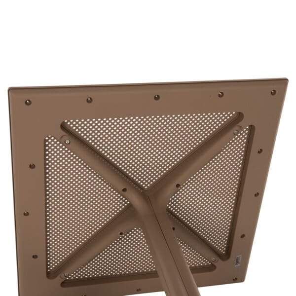 ΤΡΑΠΕΖΙ ΠΟΛΥΠΡΟΠΥΛΕΝΙΟΥ ΤΕΤΡΑΓΩΝΟ LUNAR HM5930.14 ΚΑΠΟΥΤΣΙΝΟ 80x80x75Υ εκ. - Image 9