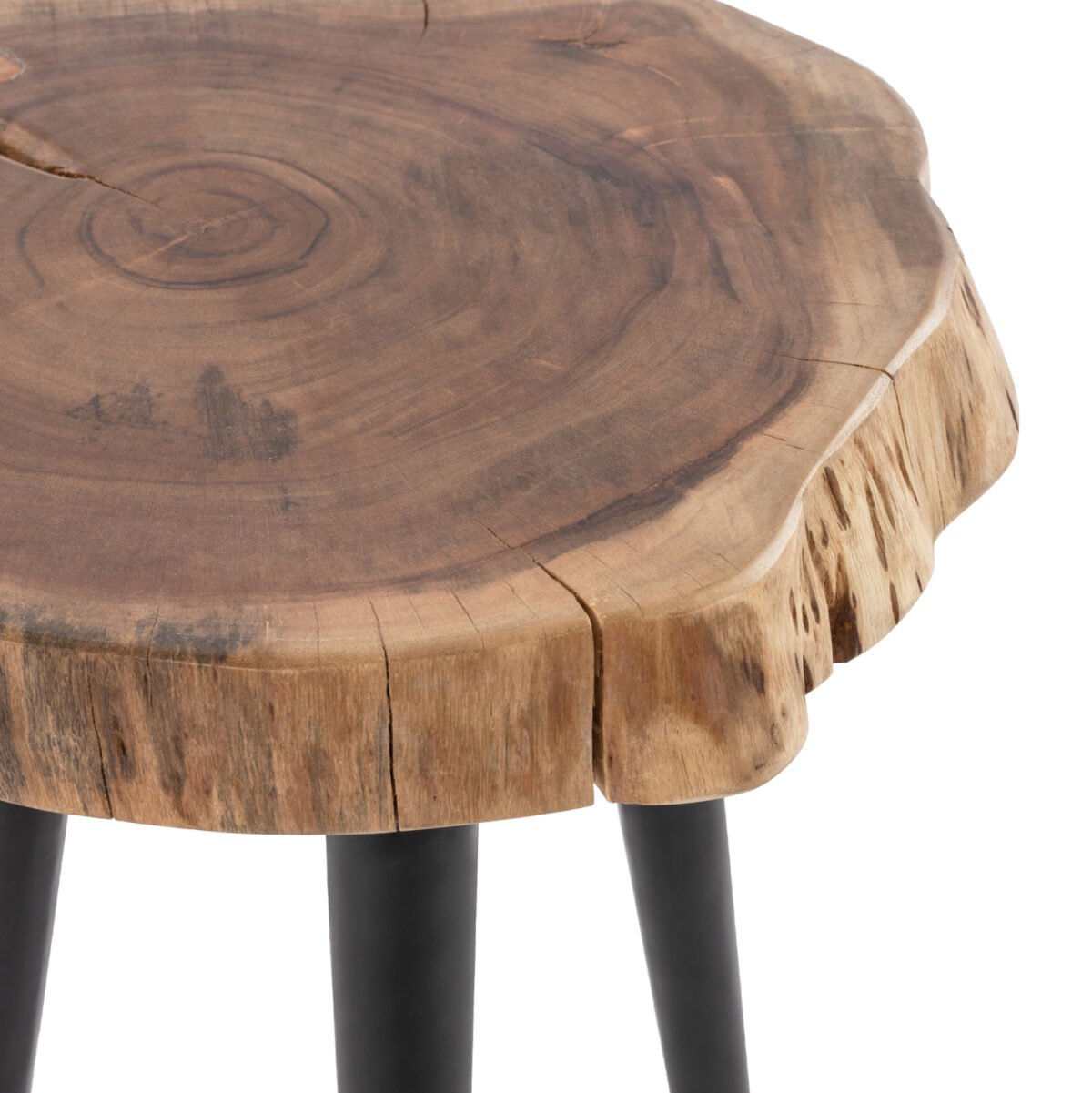 ΤΡΑΠΕΖΙ ΣΑΛΟΝΙΟΥ ΒΟΗΘΗΤΙΚΟ ΑΠΟ ΜΑΣΙΦ ΞΥΛΟ ΑΚΑΚΙΑΣ HM8364.11 Φ40x49.5Υ εκ. - Image 4