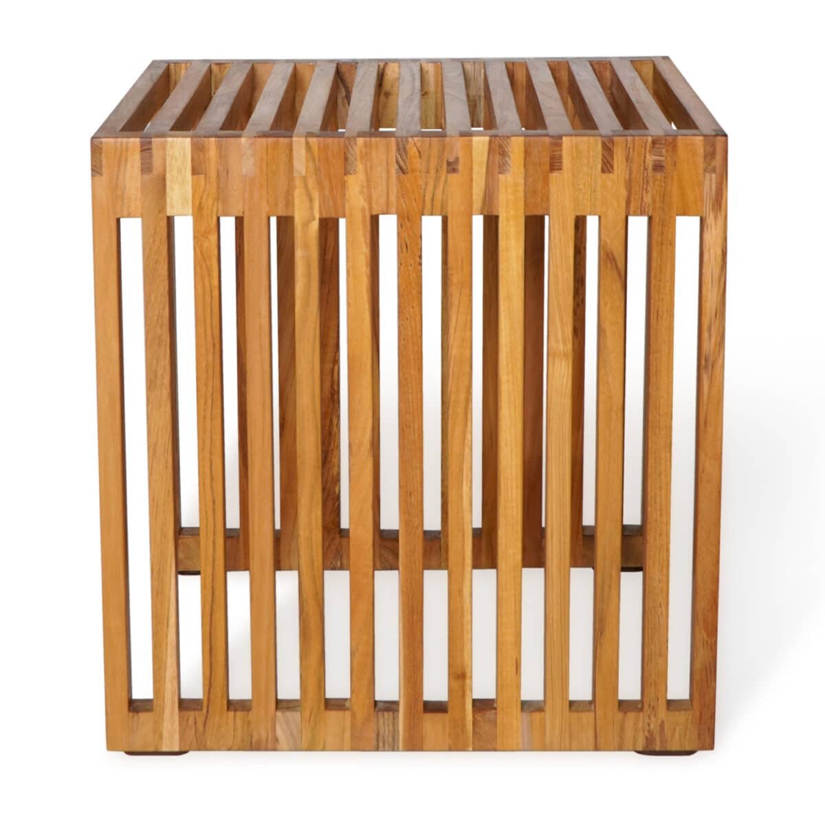 ΤΡΑΠΕΖΙ ΣΑΛΟΝΙΟΥ ΒΟΗΘΗΤΙΚΟ ΑΠΟ ΞΥΛΟ ΤΕΑΚ ΦΥΣΙΚΟ ΧΡΩΜΑ 1ΤΜΧ HM9483 40x40,5x40,5Υ εκ. - Image 5