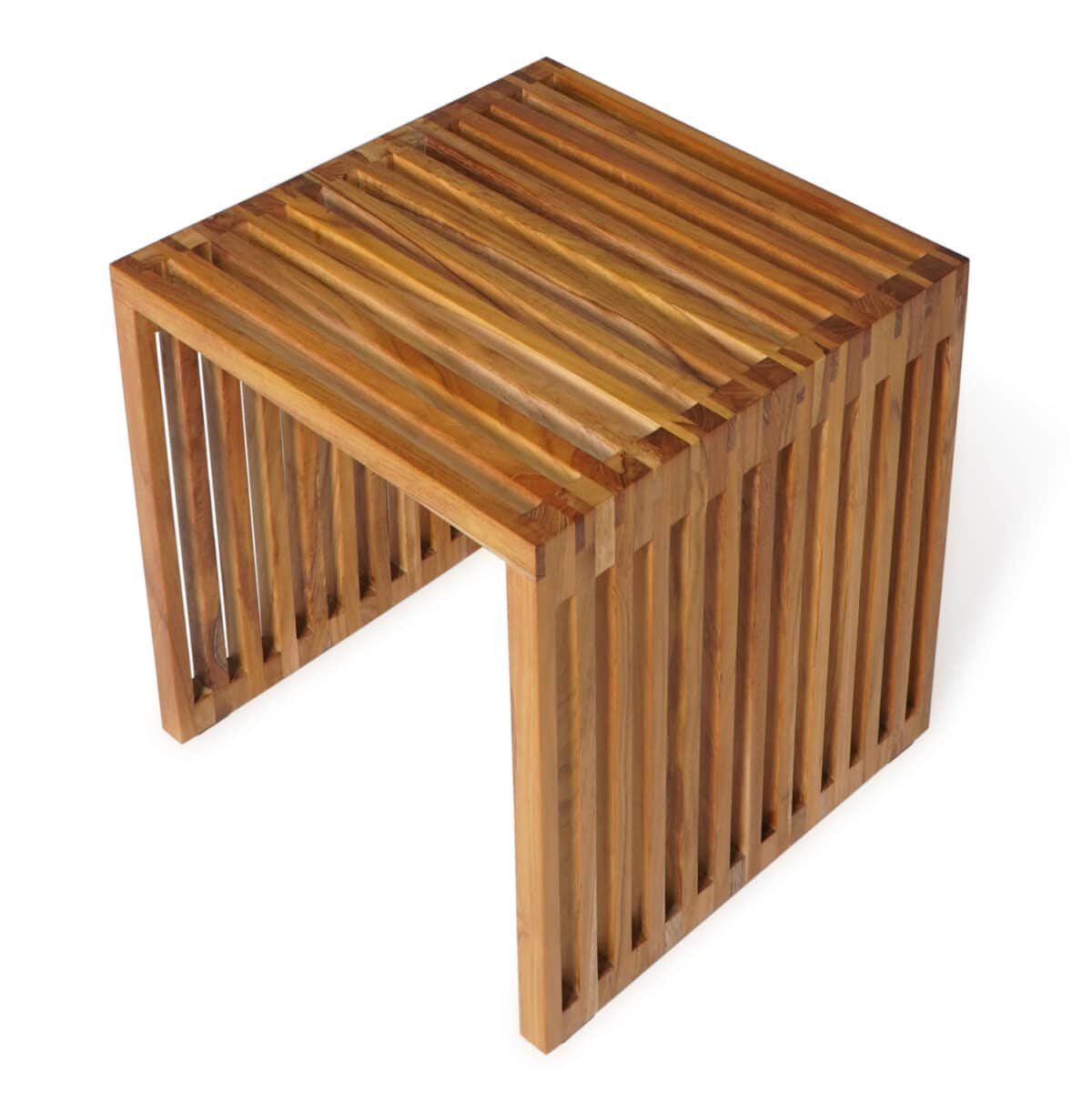 ΤΡΑΠΕΖΙ ΣΑΛΟΝΙΟΥ ΒΟΗΘΗΤΙΚΟ ΑΠΟ ΞΥΛΟ ΤΕΑΚ ΦΥΣΙΚΟ ΧΡΩΜΑ 1ΤΜΧ HM9483 40x40,5x40,5Υ εκ. - Image 6