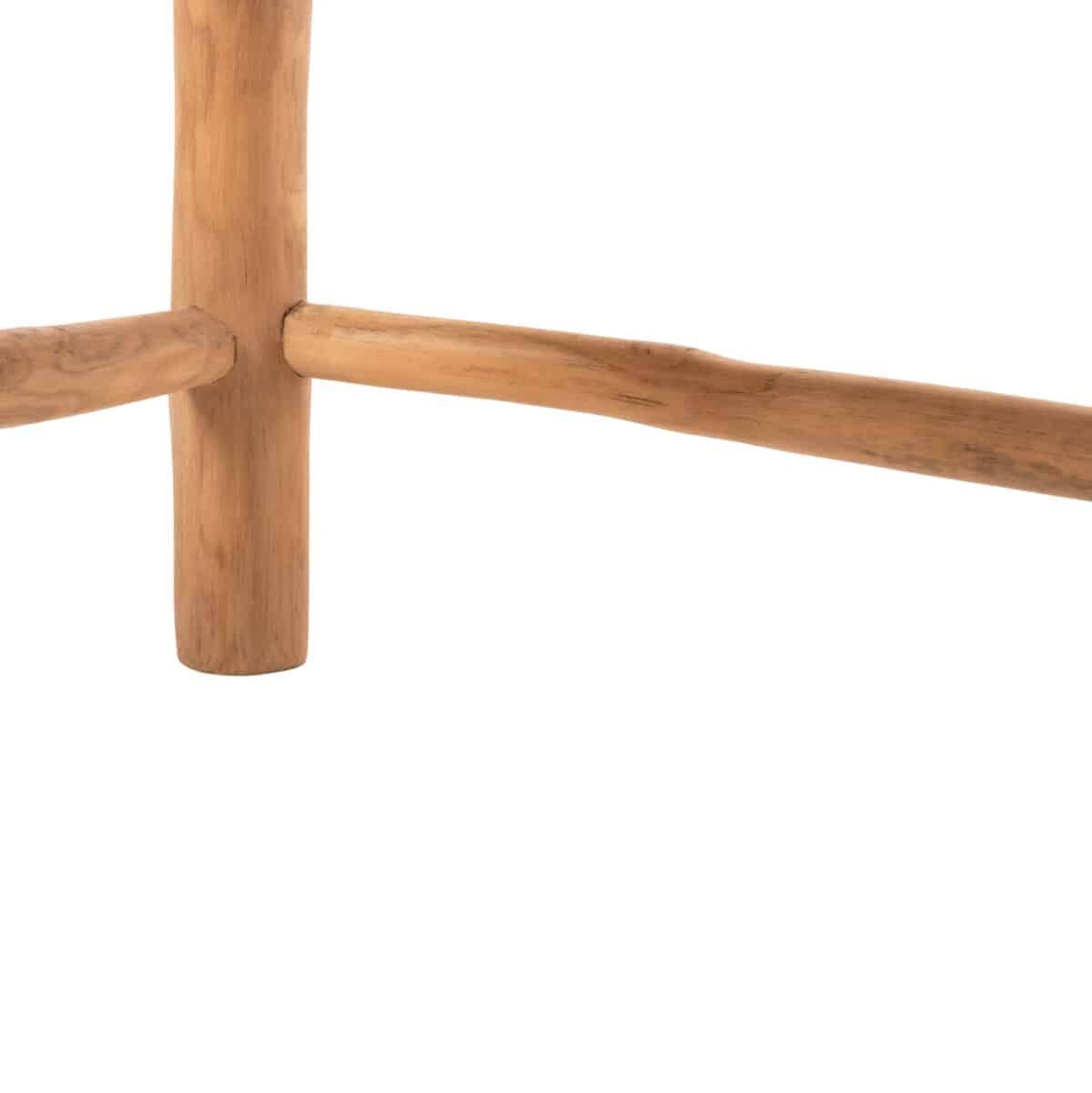 ΤΡΑΠΕΖΙ ΣΑΛΟΝΙΟΥ LONDER HM5985 ΞΥΛΟ ΤΕΑΚ- ΣΥΝΘΕΤΙΚΟ RATTAN-ΦΥΣΙΚΟ 119x79,5x41Yεκ. - Image 7