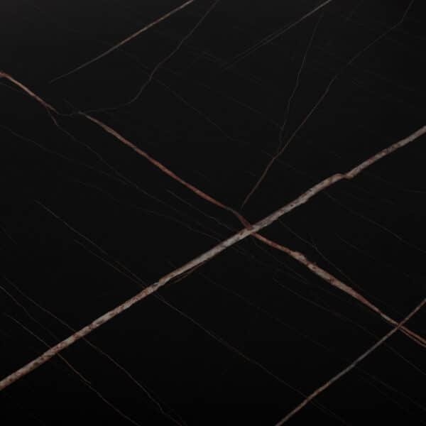 ΤΡΑΠΕΖΙ ΣΑΛΟΝΙΟΥ BRAYLEN HM8942.13 ΤΕΤΡΑΓΩΝΟ ΜΕ ΜΕΛΑΜΙΝΗ ΜΑΥΡΟ ΜΑΡΜΑΡΟ 75x75x43Υεκ. - Image 5